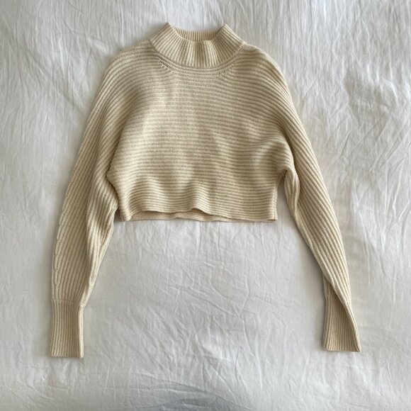 Intermix Ivory Knit Sweater (sz S)- - Picture 3 of 7